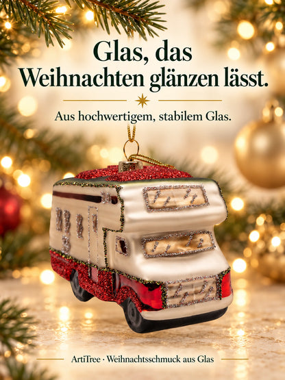Glazen caravanfiguur