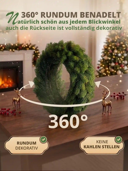 Double-Sided Christmas Wreath