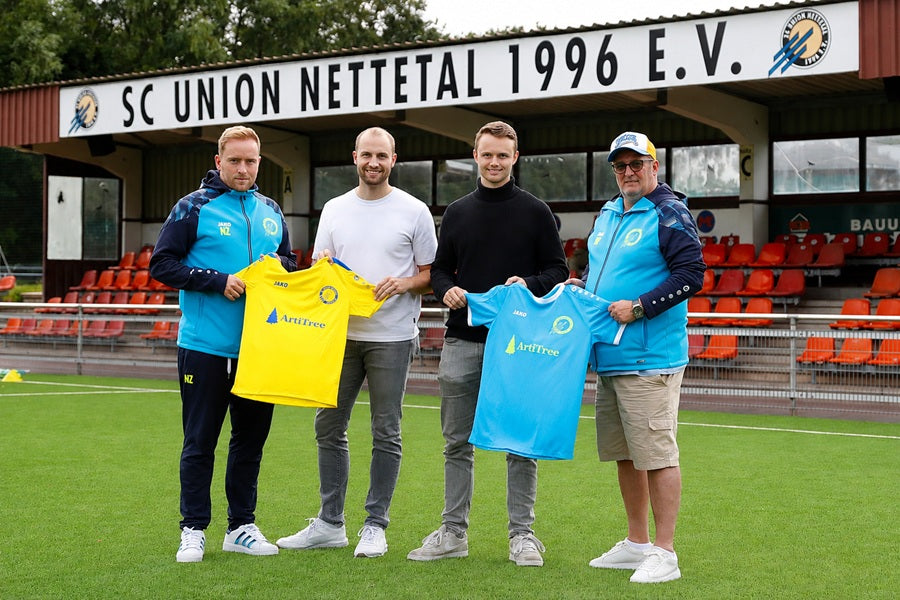 ArtiTree als Hauptsponsoren von Union Nettetal