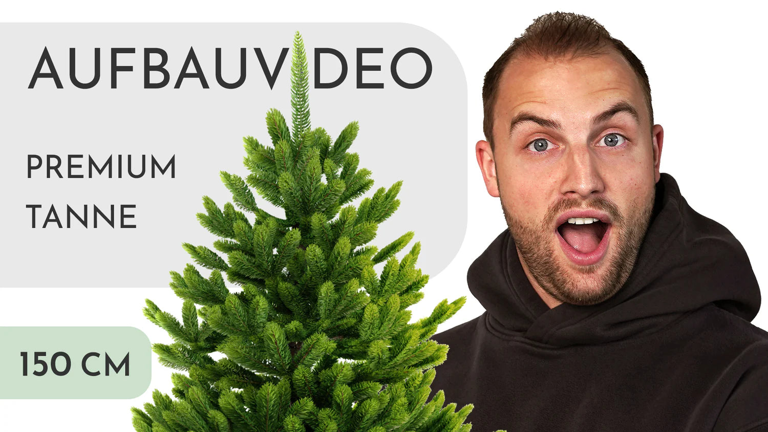 Load video: Aufbauvideo Künstlicher Weihnachtsbaum Nordfichte 150 cm – ArtiTree