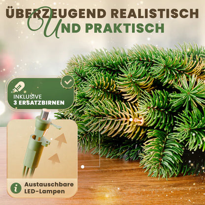 ArtiTree Weihnachtskranz mit austauschbaren LED-Lampen