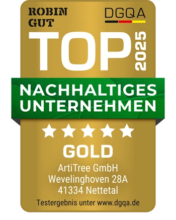 DGQA Auszeichnung in gold für ArtiTree