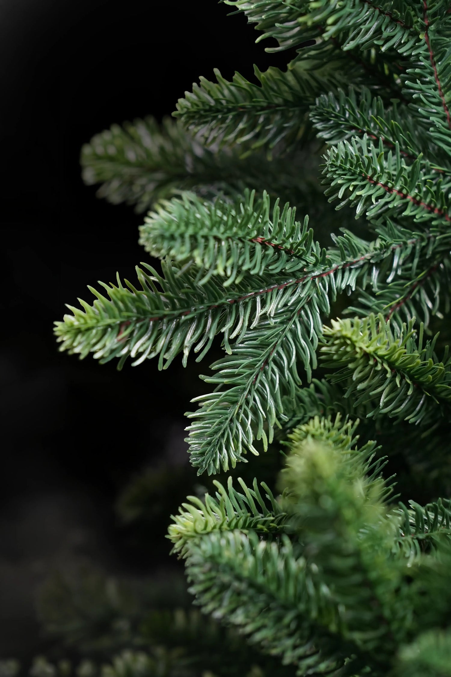 Detailaufnahme der Nadeln von einem künstlichen Weihnachtsbaum von ArtiTree