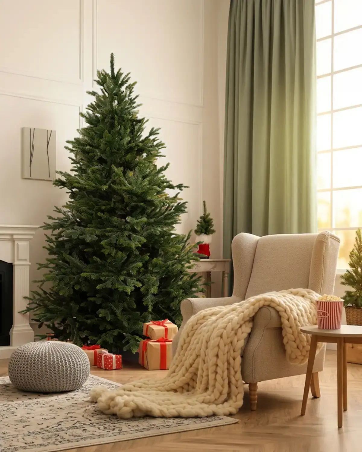 Klassischer, künstlicher Weihnachtsbaum von ArtiTree
Nordfichte ohne Beleuchtung