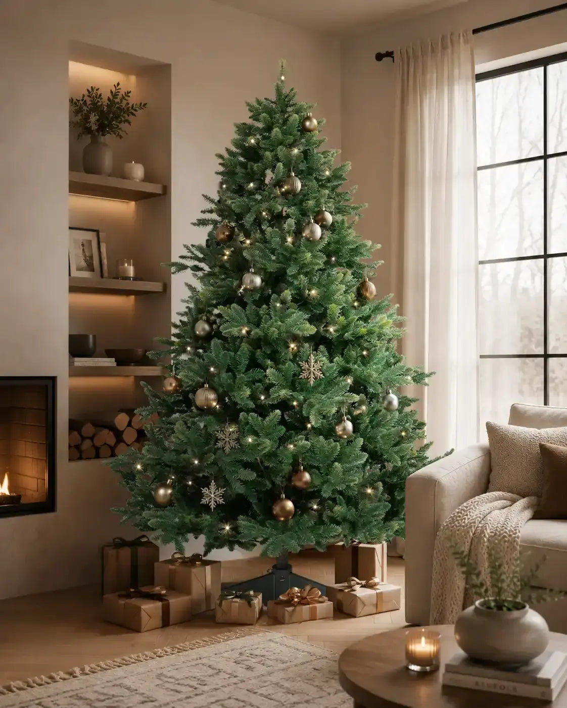 Künstlicher Weihnachtsbaum von ArtiTree Nordmanntanne im Vergleich zur Nordfichte