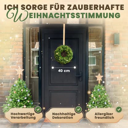 Künstlicher Weihnachtskranz von ArtiTree als Dekoration für Türen